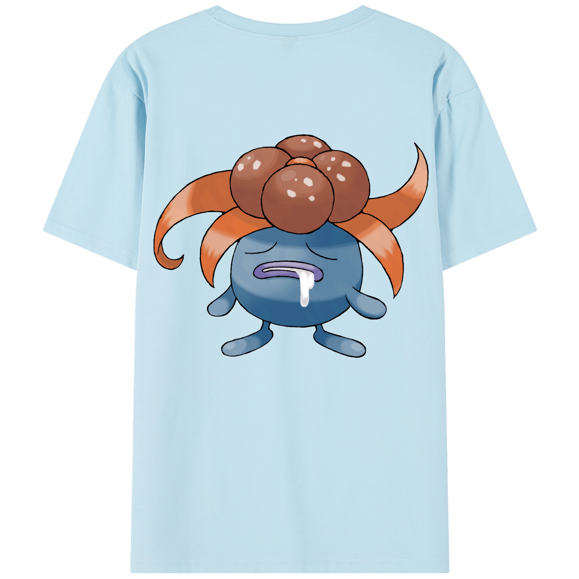 （画像用） ポケットモンスター Pokémon 綿100％半袖Tシャツ（背面プリント）